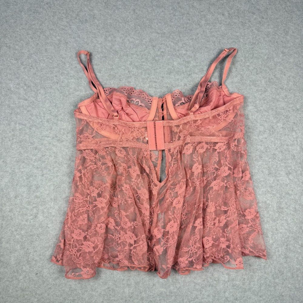 Urban Outfitters Dusty Rose Lace Bustier - Picture 3 of 3
